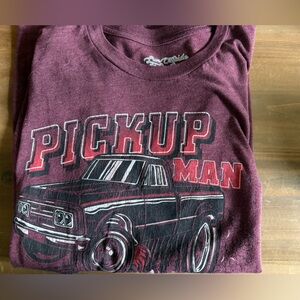 Burgundy Graphic T-Shirt